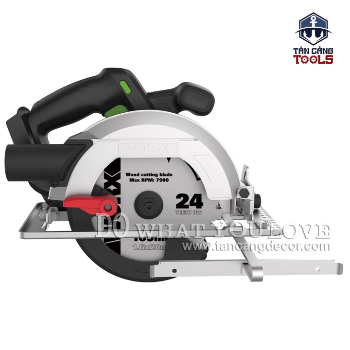 Máy Cưa Đĩa Dùng Pin 165 mm 20V Worx WU536.9 ( Thân Máy ) - Ảnh 5