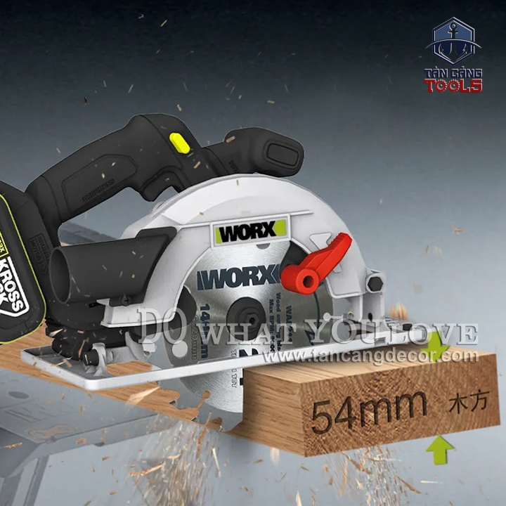 Máy Cưa Đĩa Dùng Pin 165 mm 20V Worx WU536.9 ( Thân Máy ) - Ảnh 7