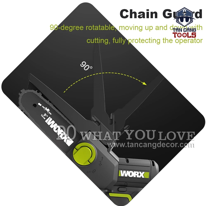 Máy Cưa Xích Dùng Pin 20V Worx WD331.9 ( Thân Máy ) - Ảnh 3