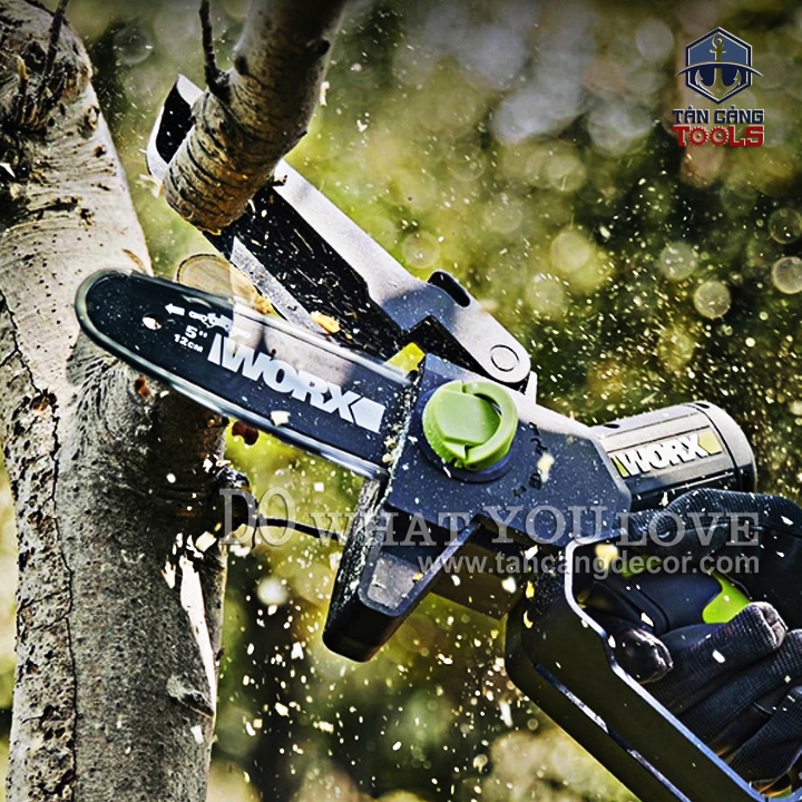 Máy Cưa Xích Dùng Pin 20V Worx WD331.9 ( Thân Máy ) - Ảnh 6