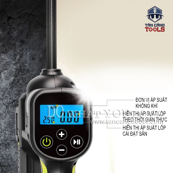 Máy Bơm Hơi Dùng Pin 20V Worx WU092.9 ( Thân Máy ) - Ảnh 5
