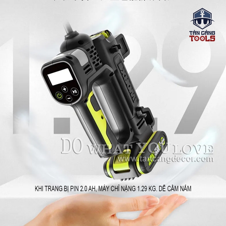 Máy Bơm Hơi Dùng Pin 20V Worx WU092.9 ( Thân Máy ) - Ảnh 6