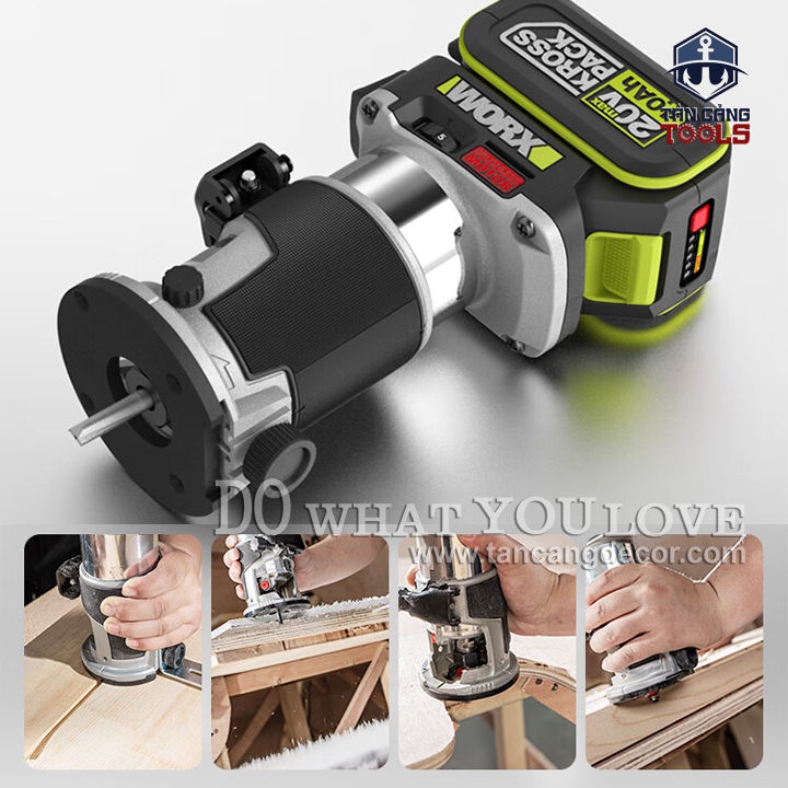 Máy Phay Dùng Pin 20V Worx WU560 ( Thân Máy ) - Ảnh 6