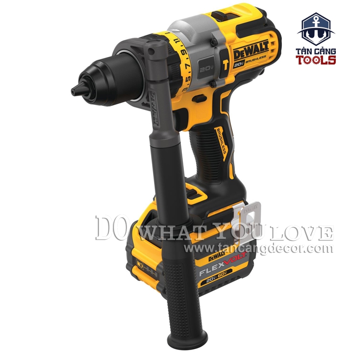 Combo Máy Khoan Động Lực Dùng Pin DeWalt 20V DCD999T1 ( Túi Vải, Thân Máy, Pin 6.0Ah, Sạc Nhanh ) - Ảnh 5
