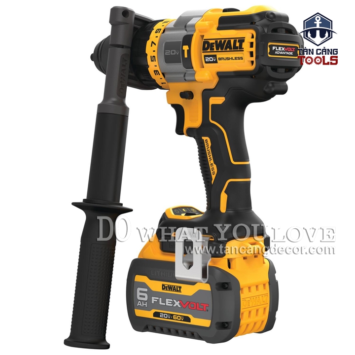 Combo Máy Khoan Động Lực Dùng Pin DeWalt 20V DCD999T1 ( Túi Vải, Thân Máy, Pin 6.0Ah, Sạc Nhanh ) - Ảnh 6
