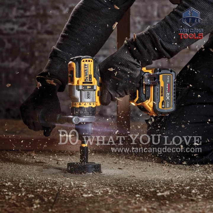 Combo Máy Khoan Động Lực Dùng Pin DeWalt 20V DCD999T1 ( Túi Vải, Thân Máy, Pin 6.0Ah, Sạc Nhanh ) - Ảnh 9