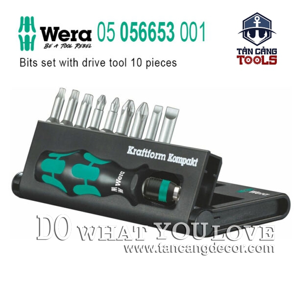 Bộ Tuốc Vít 10 Chi Tiết Wera 05 056653 001