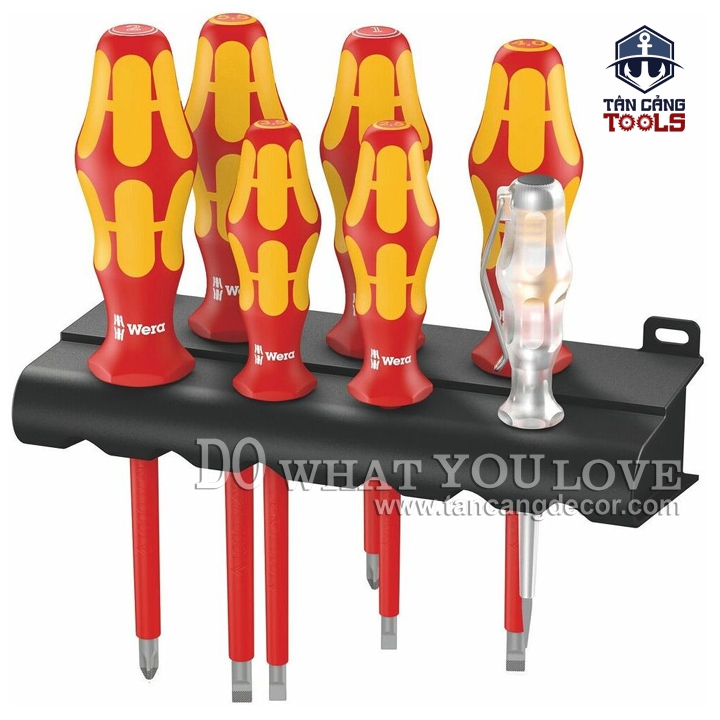 Bộ Tuốc Vít Cách Điện 1000V 6 Chi Tiết Và Bút Thử Điện Wera 05 006147 001 - Ảnh 2