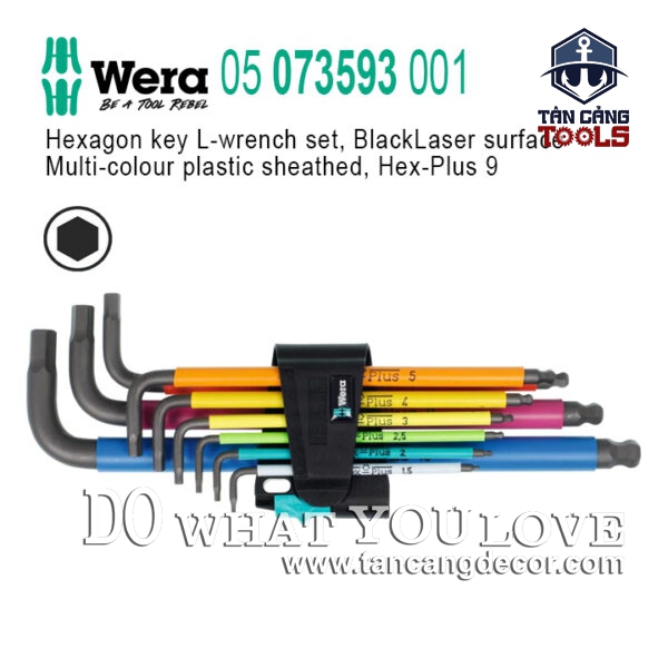 Bộ Lục Giác 9 Chi Tiết Wera 05 073593 001