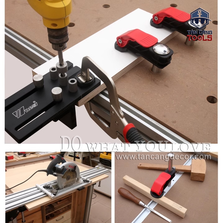 Combo 2 Cảo Kẹp Nhanh Wnew Chuyên Dụng Cho Ray TrackSaw - Ảnh 4