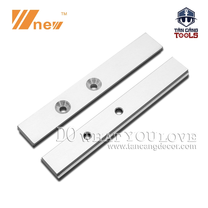 Bộ 2 Thanh Nhôm Trượt Ray 20 Cm Chuyên Dụng Kết Nối Cảo Kẹp Wnew