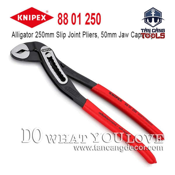 Kìm Nước Mỏ Quạ 250 mm Knipex Alligator 88 01 250
