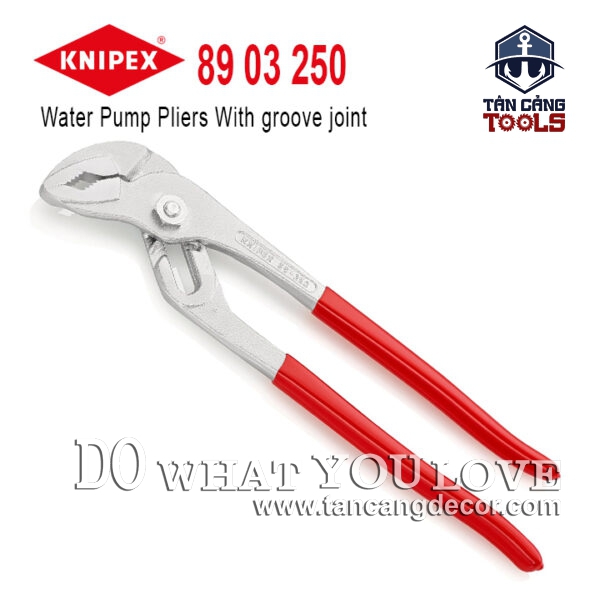 Kìm Nước Có Rãnh 250 mm Knipex 89 03 250