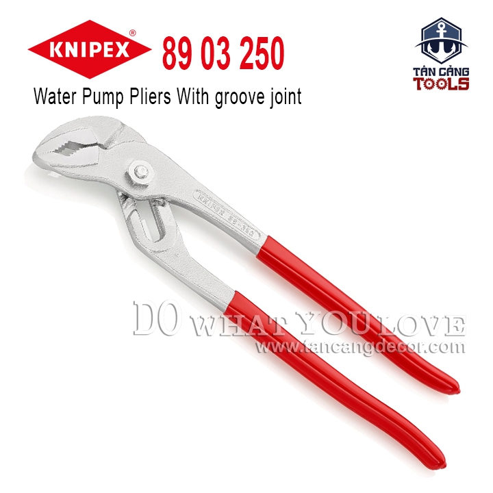 Kìm Nước Có Rãnh 250 mm Knipex 89 03 250