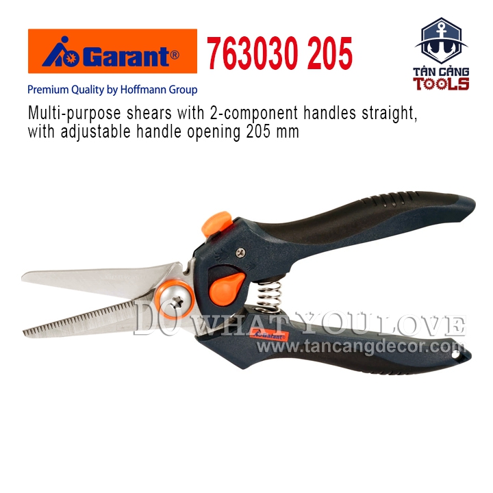 Kéo Cắt Đa Năng 205 mm Có Điều Chỉnh Garant 763030 205