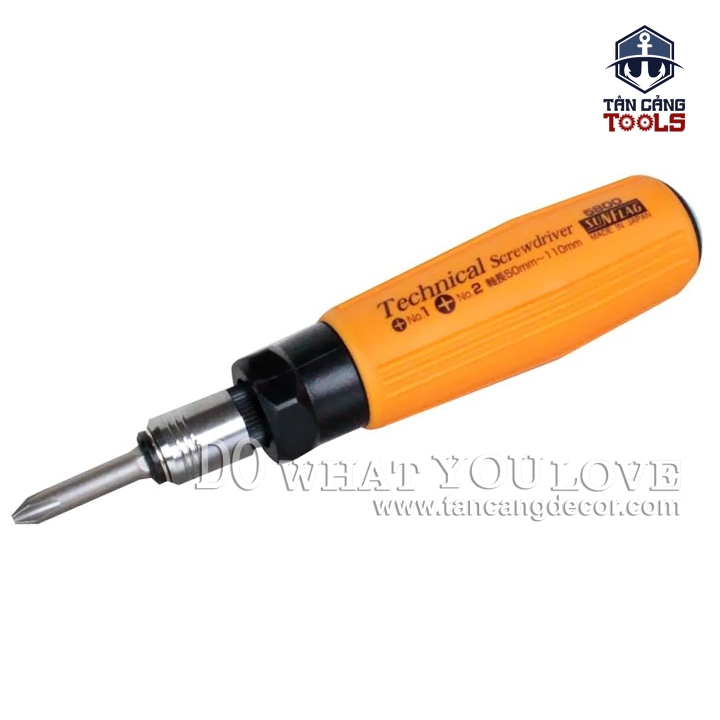 Tuốc Vít 4 Cạnh PH1/PH2 Thay Đổi Chiều Dài Sunflag 5800 - Ảnh 4
