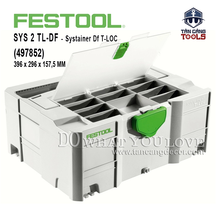 Hộp Đựng Dụng Cụ Festool SYS 2 TL-DF (497852)