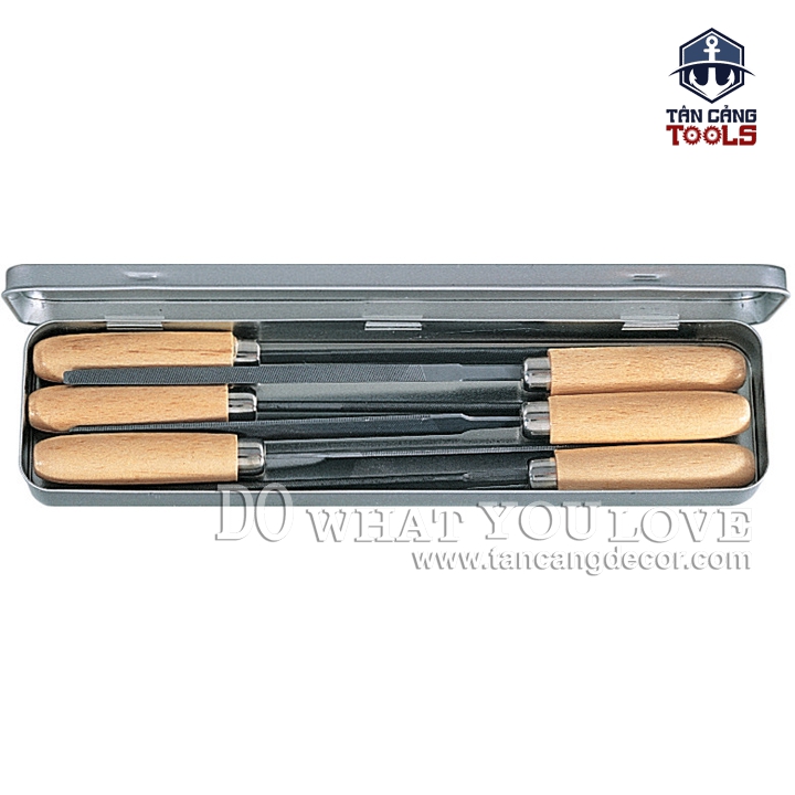 Bộ 6 Cây Dũa Dài 100 mm Hoffman Group 518950 - Ảnh 3