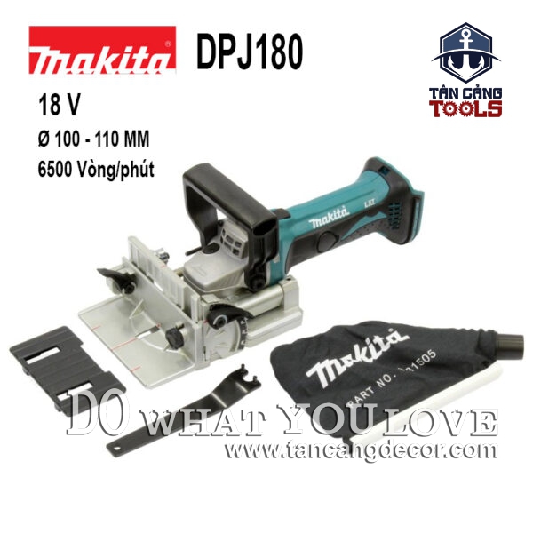 Máy Ghép Mộng Bánh Quy Dùng Pin 18V Makita DPJ180 ( Thân Máy )