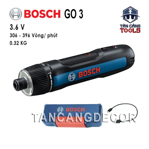 Máy Vặn Vít Điện Tử 9 Chi Tiết Bosch Go Gen 3