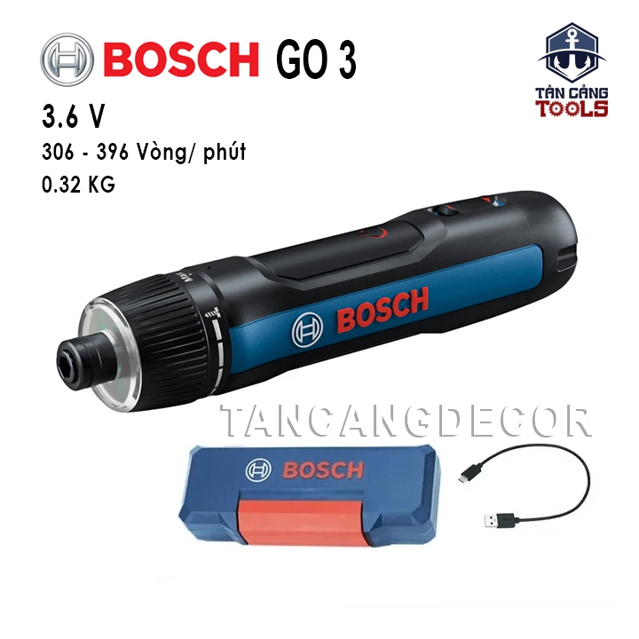 Máy Vặn Vít Điện Tử 9 Chi Tiết Bosch Go Gen 3