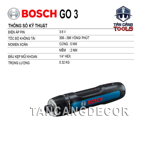 Alternative view of Máy Vặn Vít Điện Tử 9 Chi Tiết Bosch Go Gen 3