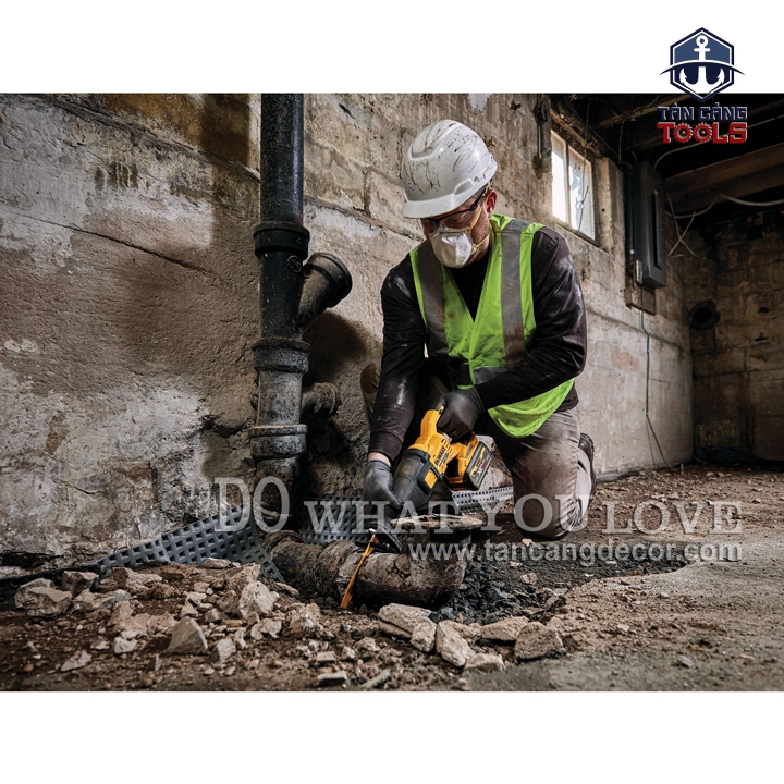 Máy Cưa Kiếm Dùng Pin Flex Volt 54/60V DeWalt DCS389N –KR ( Thân Máy ) - Ảnh 7