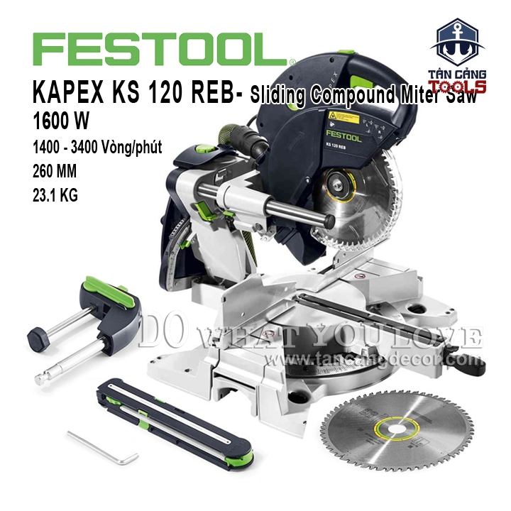 Máy Cưa Cắt Đa Góc Festool Kapex KS 120 REB (575308)