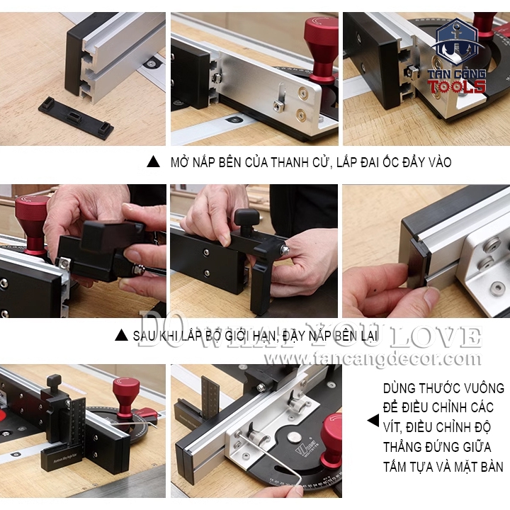 Cử Cắt Góc Cưa Bàn Đầy Đủ Wnew WX-TB178 ( Phiên Bản Mới Kết Hợp Làm Mộng ) - Ảnh 5