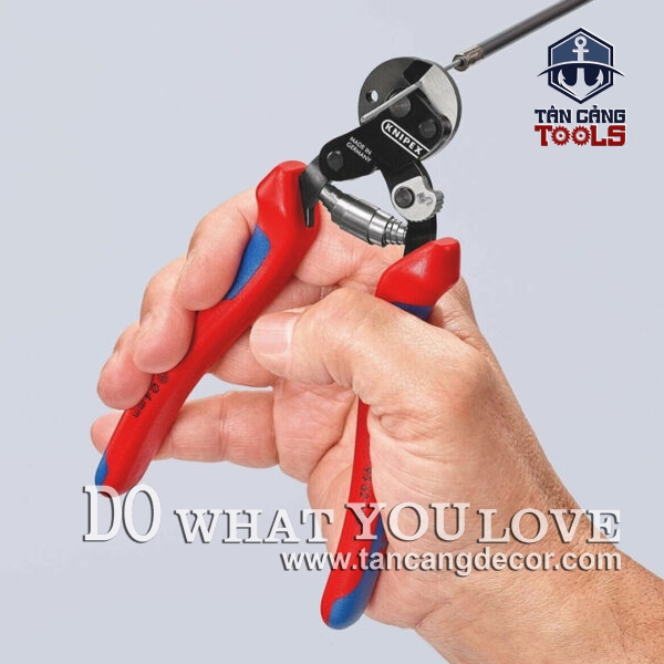 Alternative view of Kìm Cắt Cáp Sợi Thép 160 mm Knipex 95 62 160