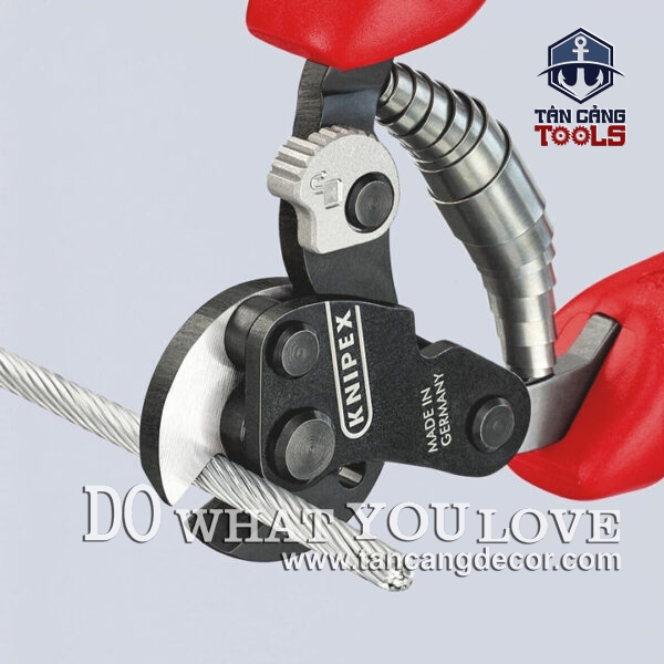 Kìm Cắt Cáp Sợi Thép 160 mm Knipex 95 62 160 - Ảnh 5