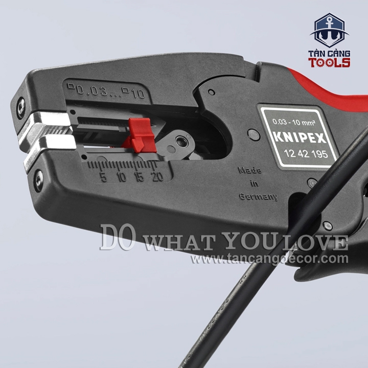 Kìm Tuốt Dây Đơn MULTISTRIP 10MM2 Knipex 12 42 195 - Ảnh 6