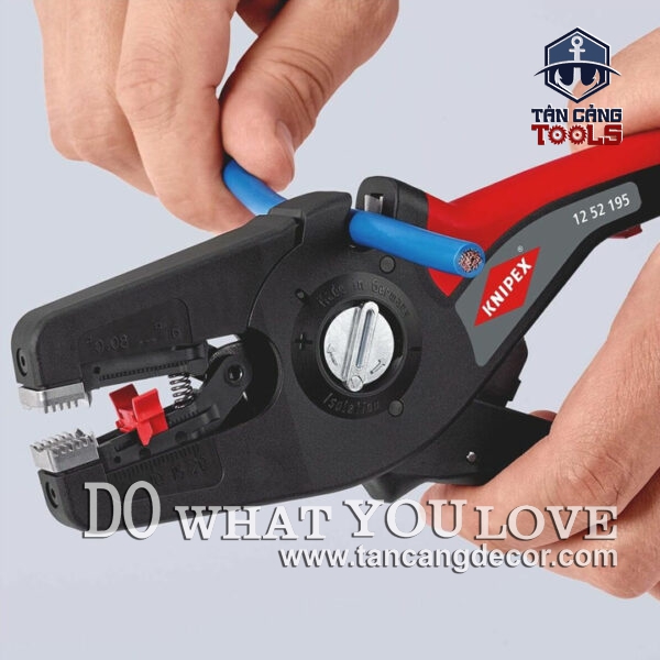Kìm Tuốt Dây Đơn PRECISTRIP 16MM2 Knipex 12 52 195 - Ảnh 3