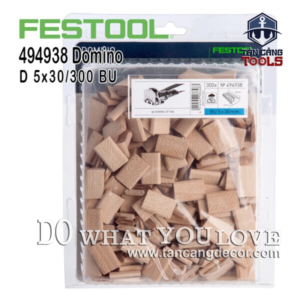 Chốt Gỗ Festool Domino D 5x30/300 BU (494938)