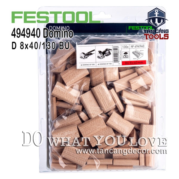 Chốt Gỗ Festool Domino D 8x40/130 BU (494940)