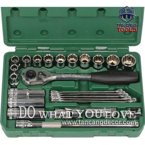 Alternative view of Bộ Tuýp Cần Siết Tự Động 1/2 Inches 25 Chi Tiết Sata 09506