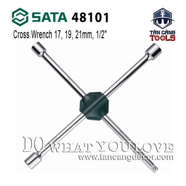 Cần Khóa Chữ Thập Đa Năng 400 mm Sata 48101