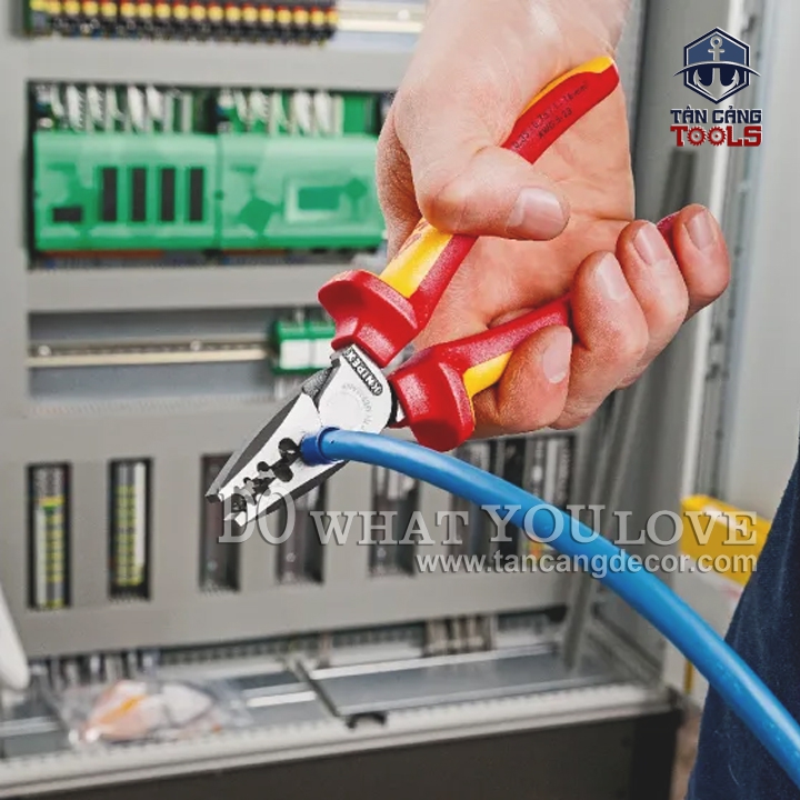 Kìm Bấm Cos Cách Điện 1000V 180 mm Knipex 97 78 180 - Ảnh 5