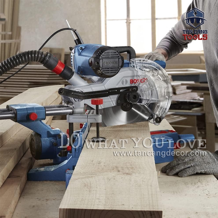 Máy Cưa Cắt Đa Góc Trục Trượt Bosch GCM 254D - Ảnh 6