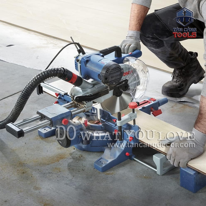 Máy Cưa Cắt Đa Góc Trục Trượt Bosch GCM 254D - Ảnh 7