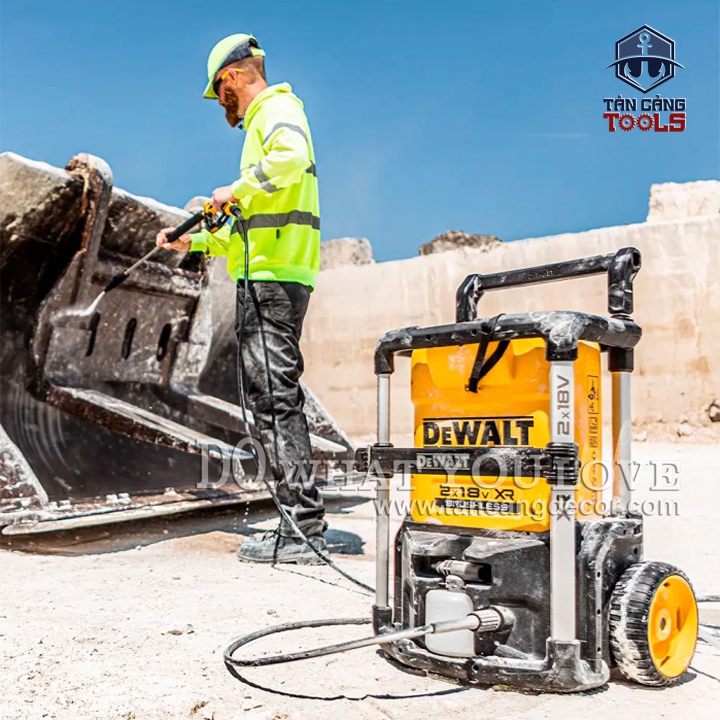 Máy Xịt Rửa Xe Dùng Pin 2x18V Dewalt DCMPW1600N ( Thân Máy ) - Ảnh 3