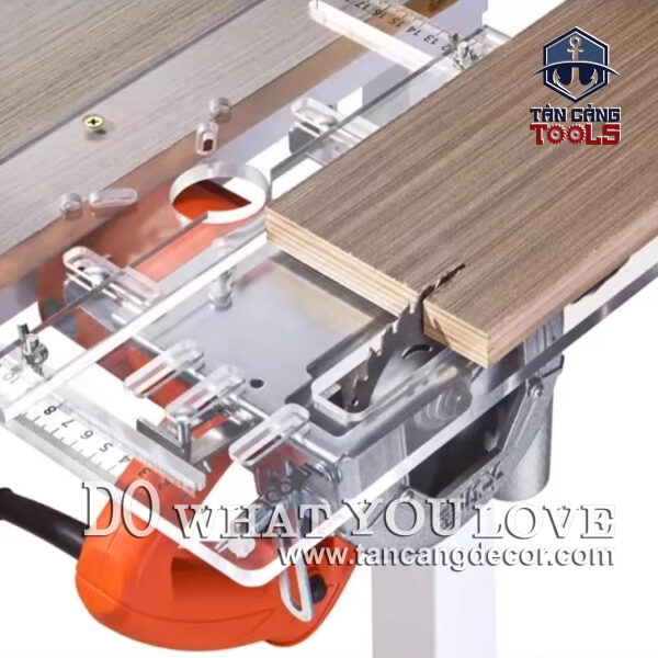 Bộ Mặt Gá Máy Phay, Máy Cưa Đĩa Cầm Tay - Chất Liệu Mica - Ảnh 5