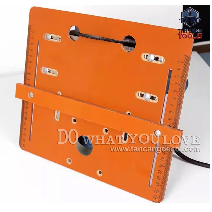 Mặt Gá Máy Phay, Máy Cưa Đĩa Cầm Tay - Chất Liệu Nhựa - Ảnh 3