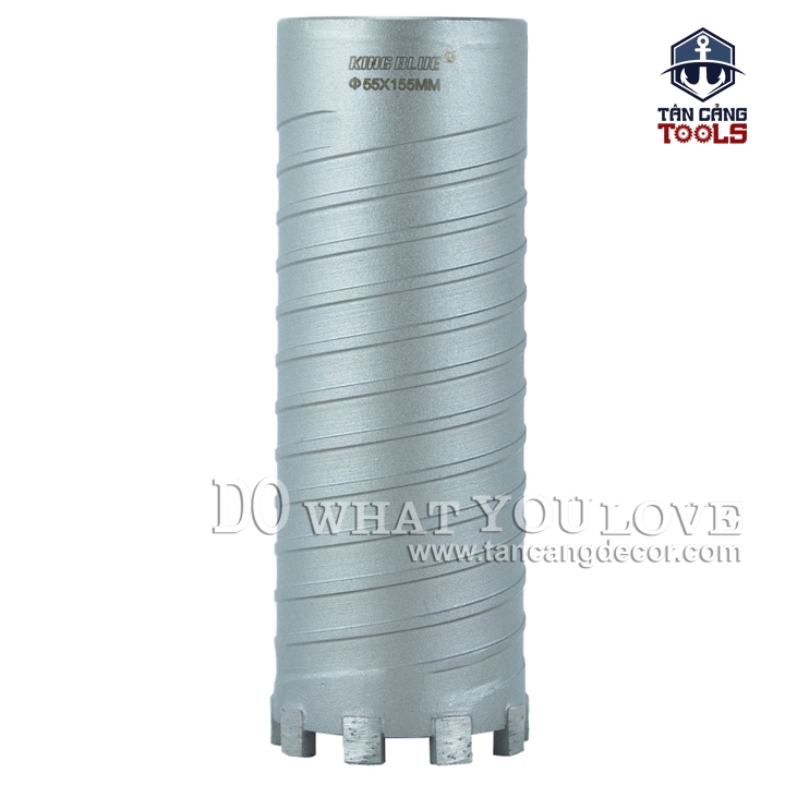 Mũi Khoan Rút Lõi Bê Tông 55 mm Kingblue KBRS-55*155 - Ảnh 5