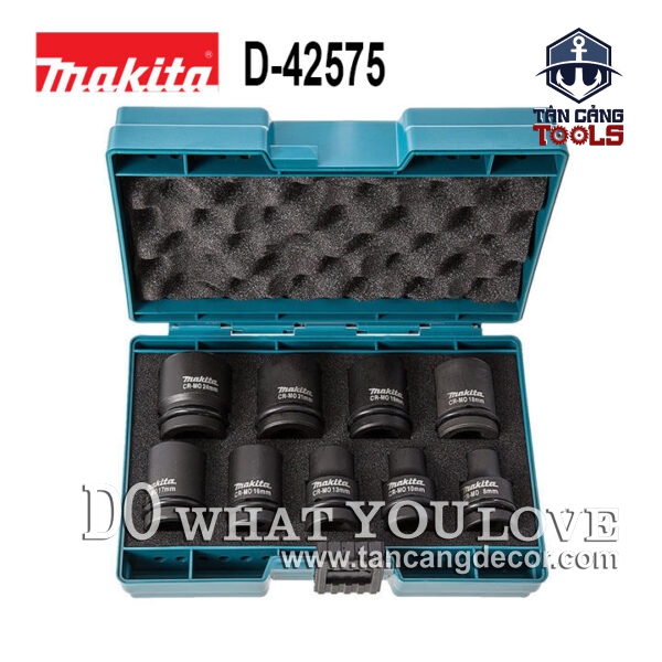Bộ Đầu Tuýp Siết Bu Lông 1/2 inches 9 Chi Tiết Makita D-42575