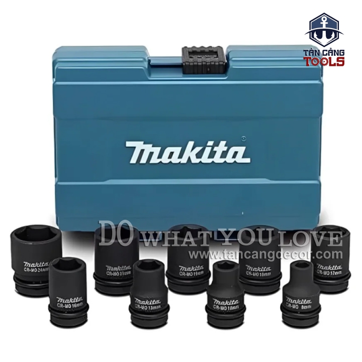 Bộ Đầu Tuýp Siết Bu Lông 1/2 inches 9 Chi Tiết Makita D-42575 - Ảnh 3
