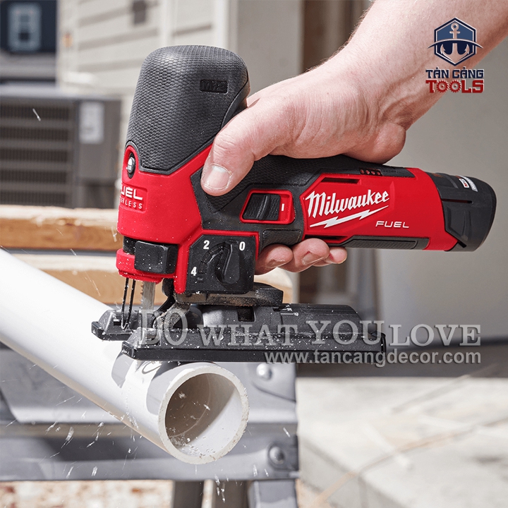 Máy Cưa Lọng Dùng Pin Có 6 Cấp Điều Tốc M12 Milwaukee FJS-0 - Ảnh 10