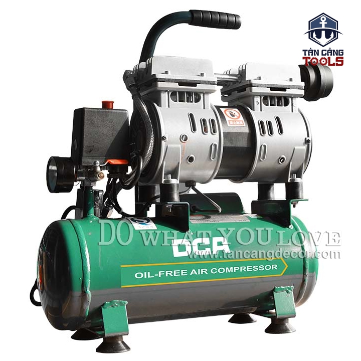 Máy Nén Khí Không Dầu 8 Lít 550W DCA AQE1608 - Ảnh 3