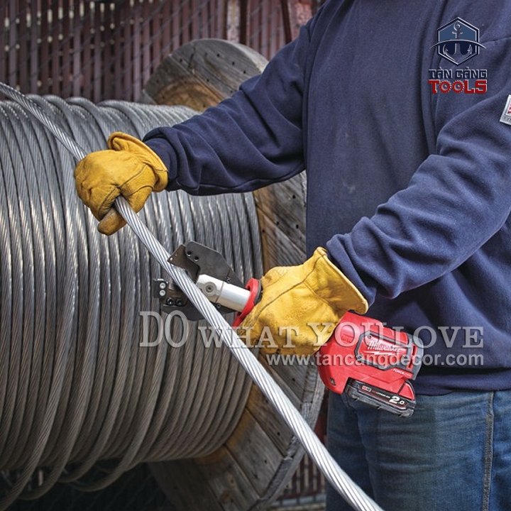 Máy Cắt Dây Cáp Đồng/Nhôm Lực 6 Tấn Milwaukee M18 HCC-0 M18™ FORCE LOGIC™ - Ảnh 5