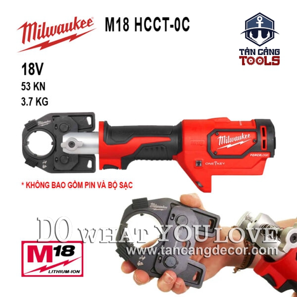 Máy Bấm Cốt Pin Milwaukee 6T M18 HCCT-0